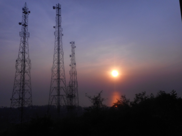 Sunset from the Murud Hill top